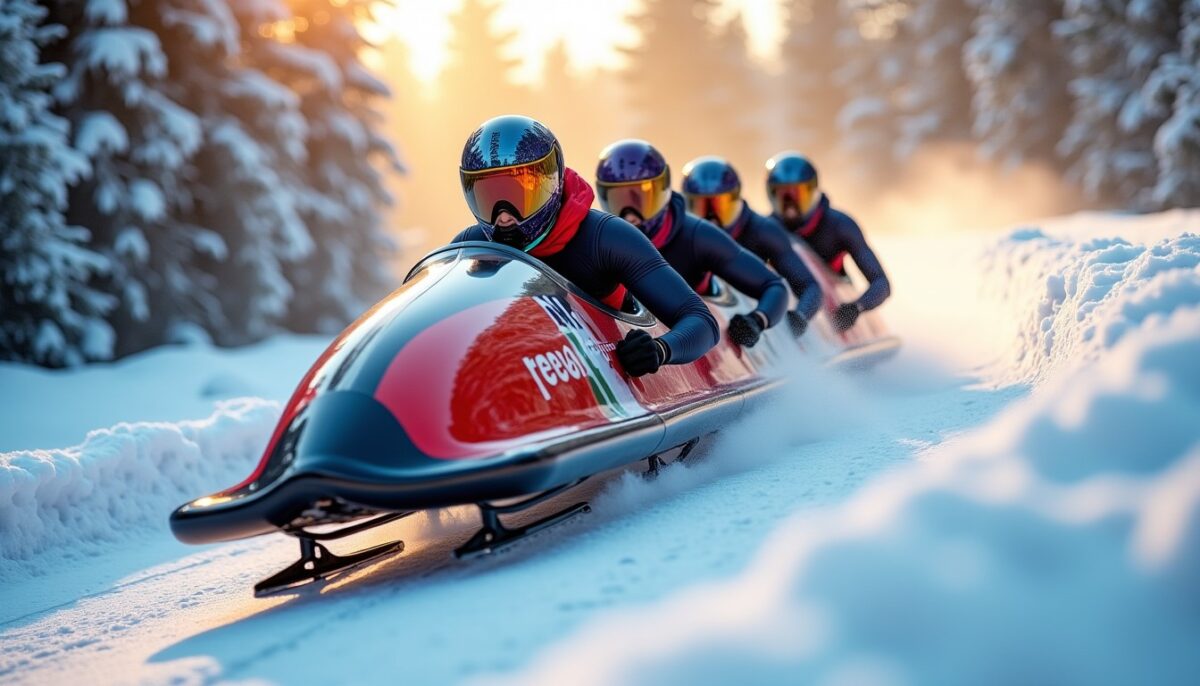 L’impact du poids de l’équipage sur la vitesse en bobsleigh : une descente au cœur de la physique