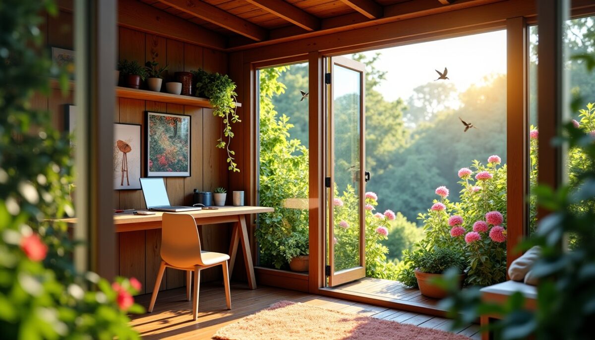 Aménagez votre abri de jardin : un bureau, un atelier ou un coin détente sur mesure